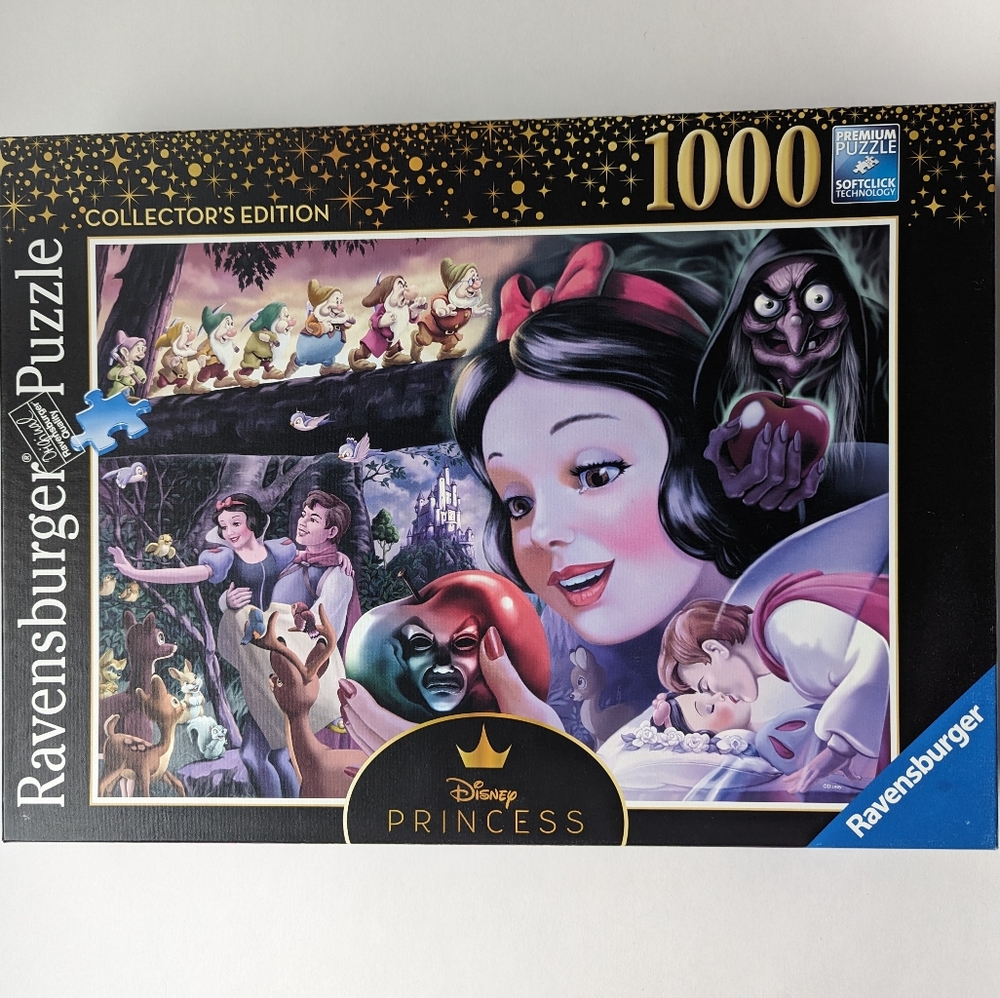 Ravensburger 1000 Piece Disney Princess Collector's Edition Snow White 7 Dwarfs